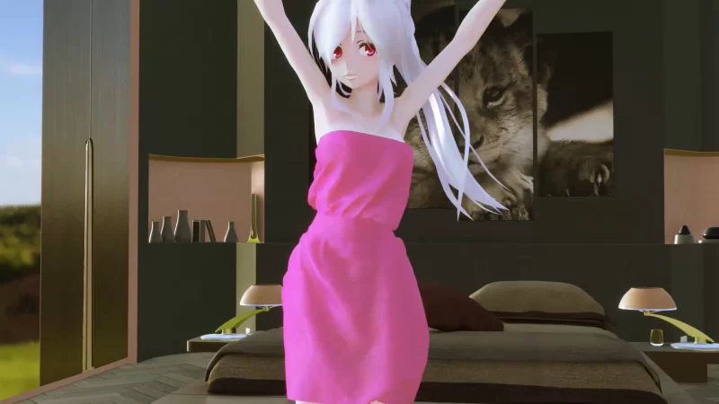 MMD~弱音粉色兔兔________萌新布料EEVEE____第四期 - Iwara.mp4_000043.229.jpg